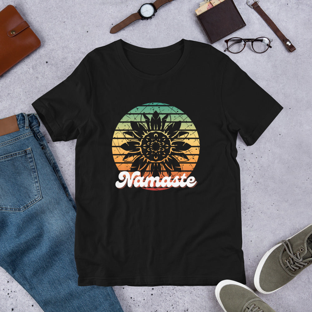 Namaste Tee Mindful Fashion Peace Love Yoga Serenity Positive Vibes Mindfulness Mantra