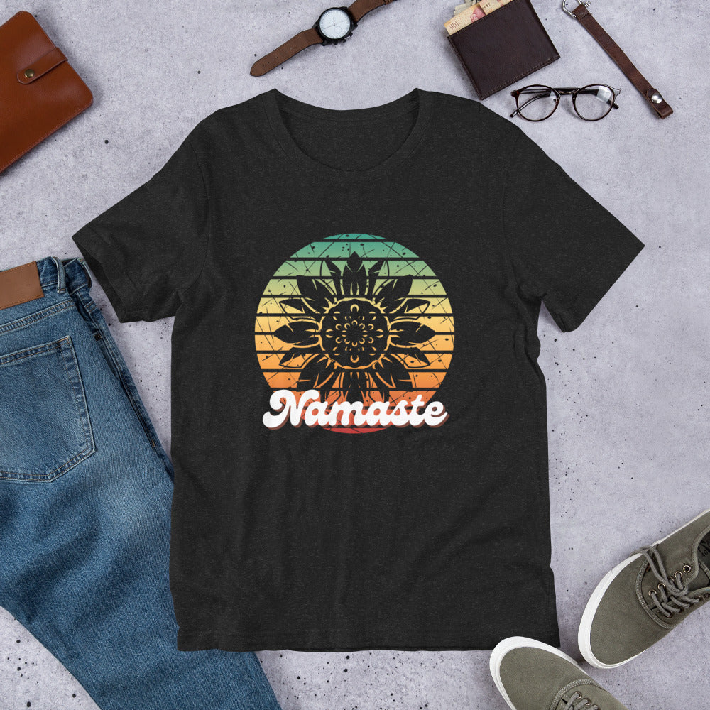 Namaste Tee Mindful Fashion Peace Love Yoga Serenity Positive Vibes Mindfulness Mantra