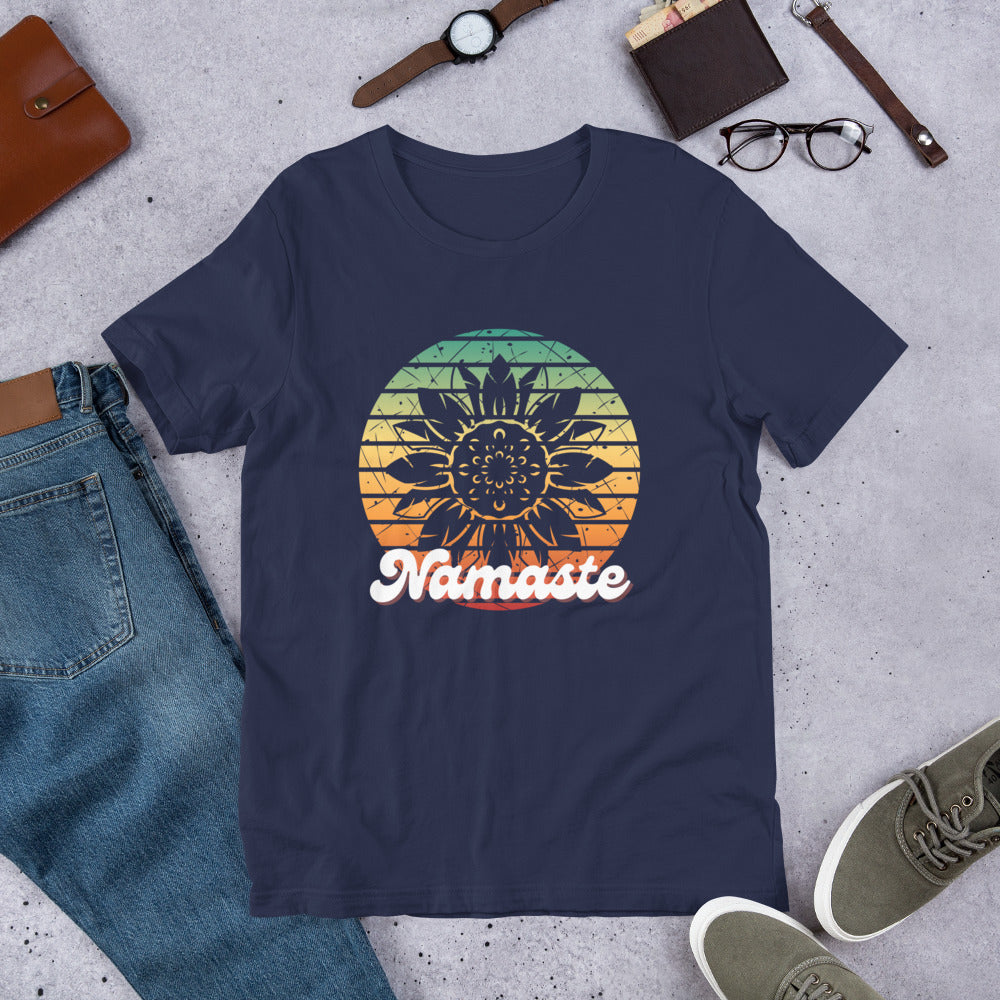 Namaste Tee Mindful Fashion Peace Love Yoga Serenity Positive Vibes Mindfulness Mantra