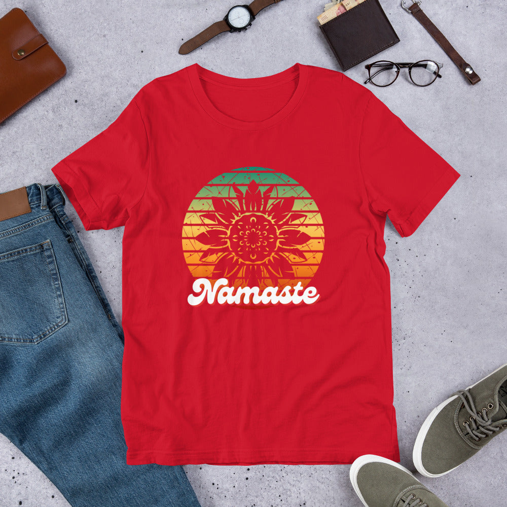 Namaste Tee Mindful Fashion Peace Love Yoga Serenity Positive Vibes Mindfulness Mantra