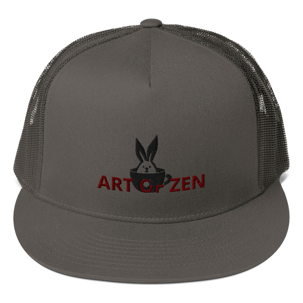 Art of Zen Bunny Mesh Back Snapback