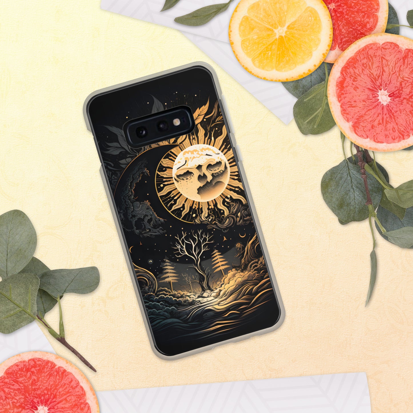Samsung Phone MOON TREE ZEN Case S10 S20 S21 S22 All Models