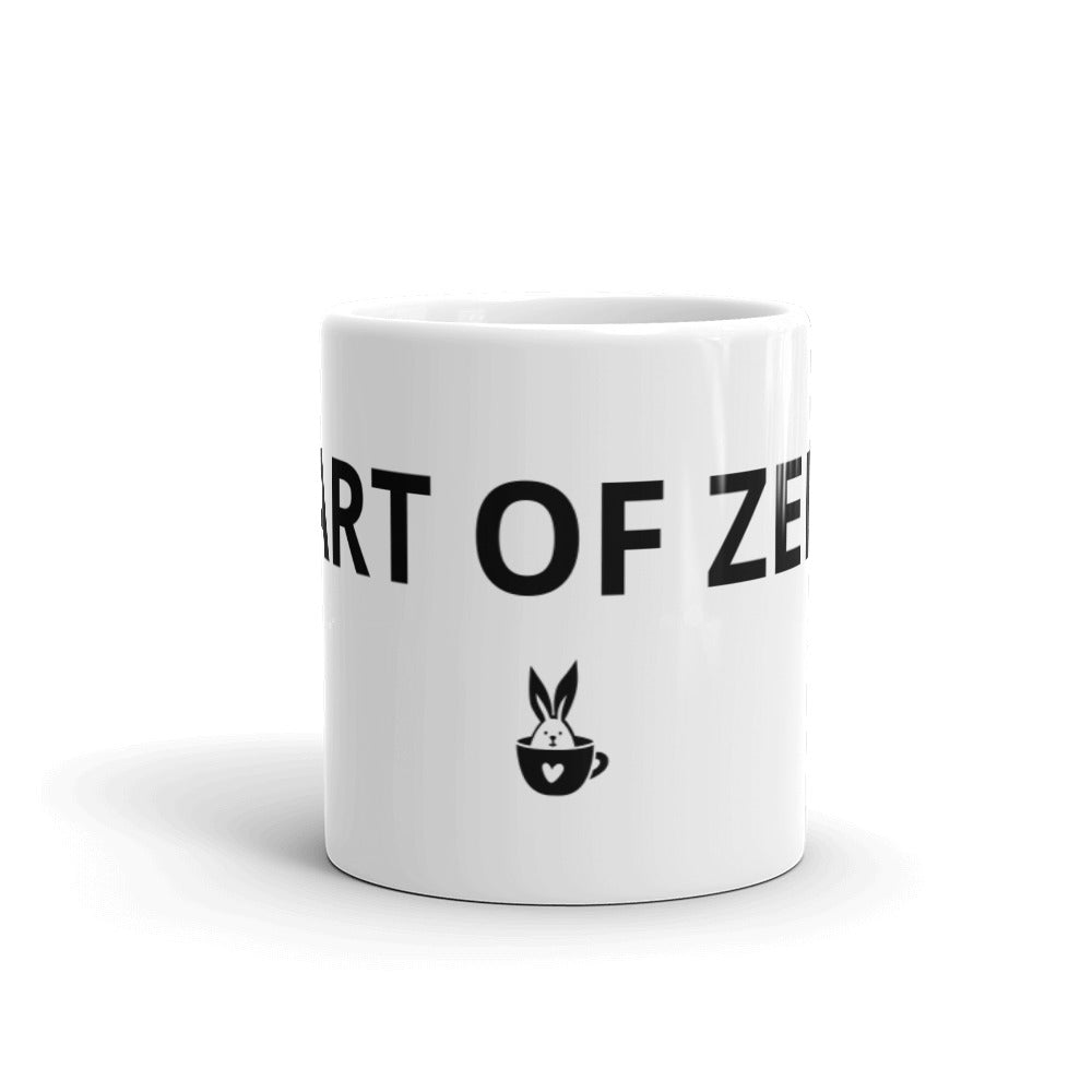 Art of Zen - White Glossy Bunny Mug