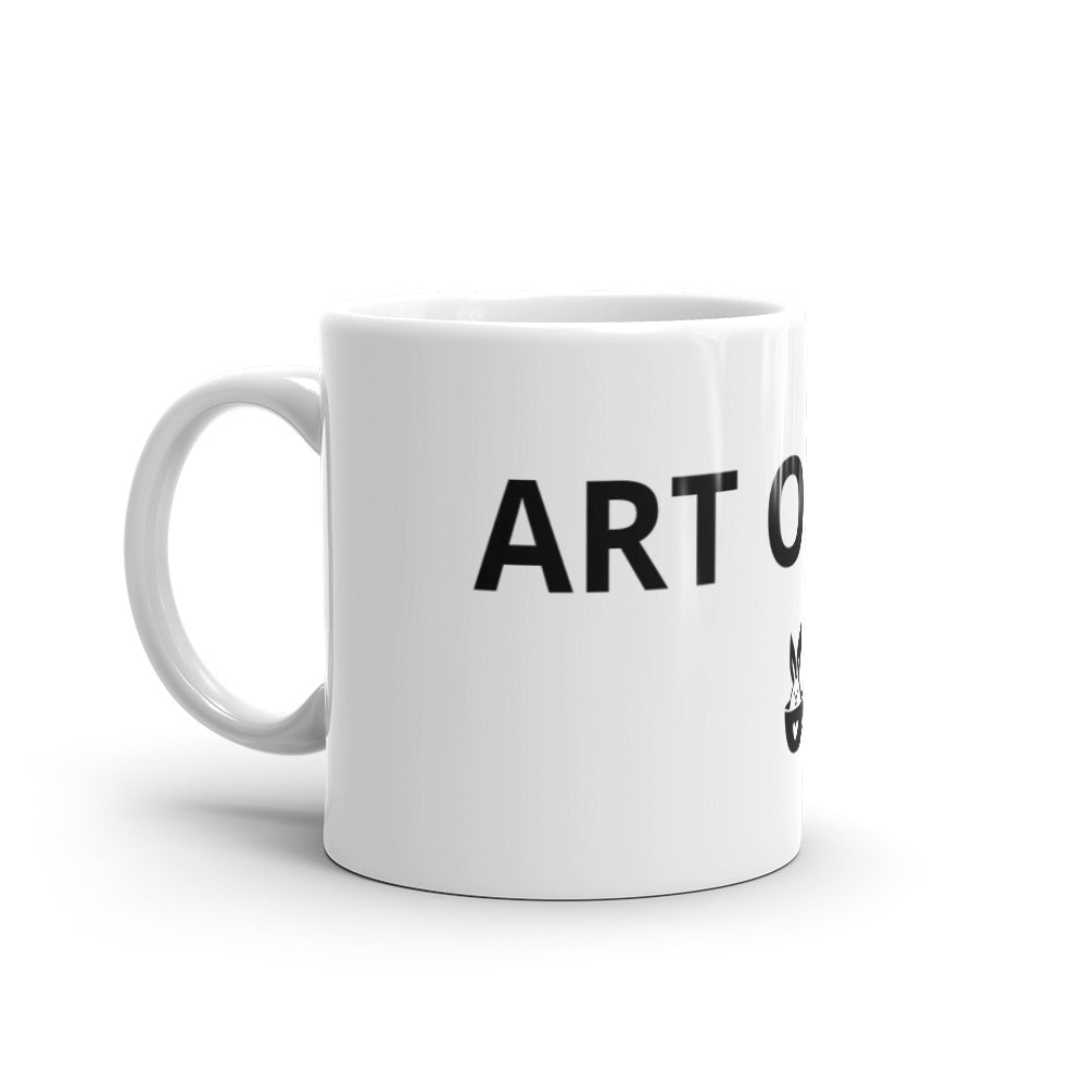 Art of Zen - White Glossy Bunny Mug
