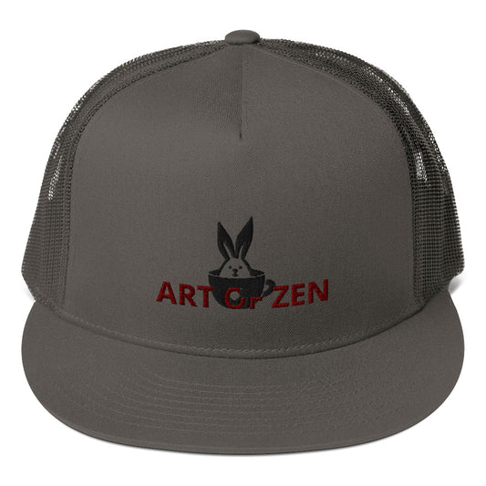 Art of Zen Bunny Mesh Back Snapback